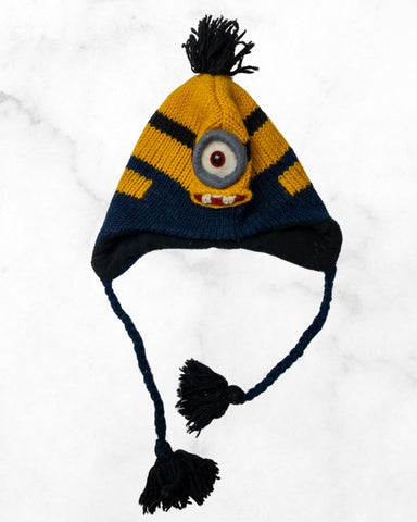 unknown ♡ 2-3T ♡ knit minion hat