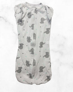 aiden & anais ♡ 0-3 mo ♡ elephant zip lightweight cotton sleep sack