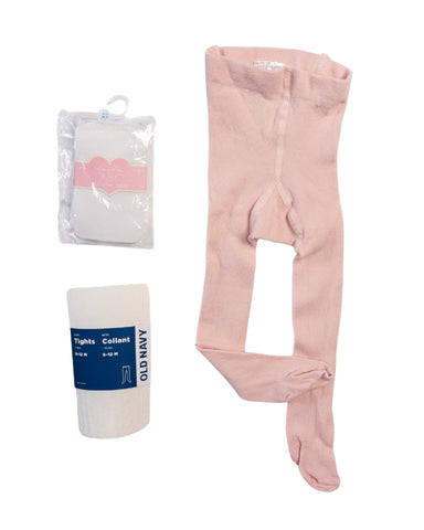 h&m/ old navy ♡ 2-6/ 6-12 mo ♡ tights bundle (3)