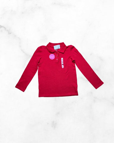 childrens place ♡ 5t ♡ long sleeve ruffle polo