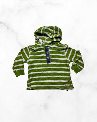 hudson ♡ 12 mo ♡ henley hooded long sleeve