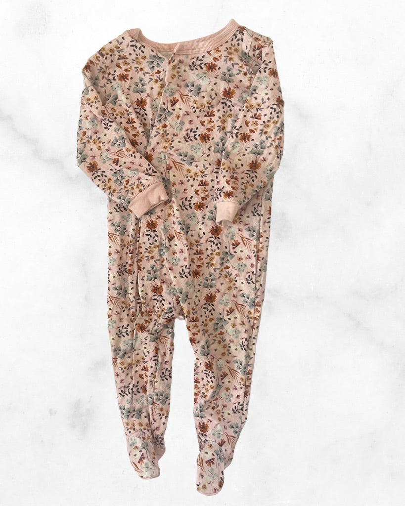 colle colle ♡ 6-9 mo ♡ pink floral sleeper