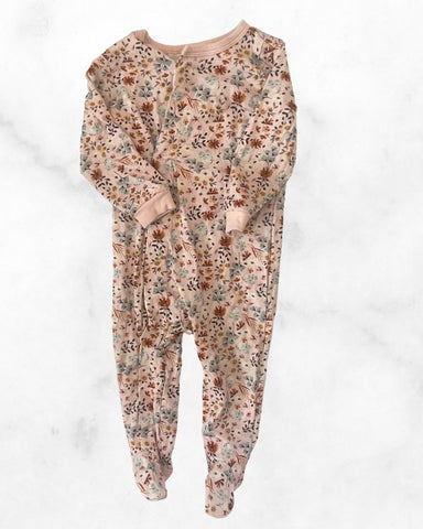 colle colle ♡ 6-9 mo ♡ pink floral sleeper