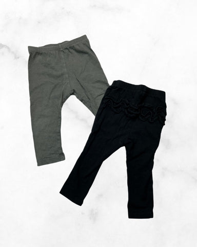 old navy/mini mioche ♡ 12-18 mo ♡ ruffle bum & basic leggings bundle