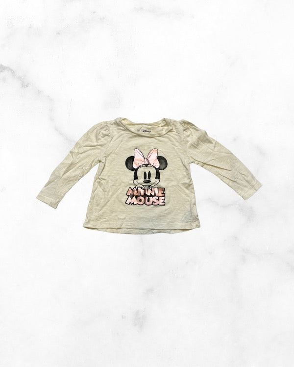 gap x disney ♡ 3t ♡ minnie mouse long sleeve