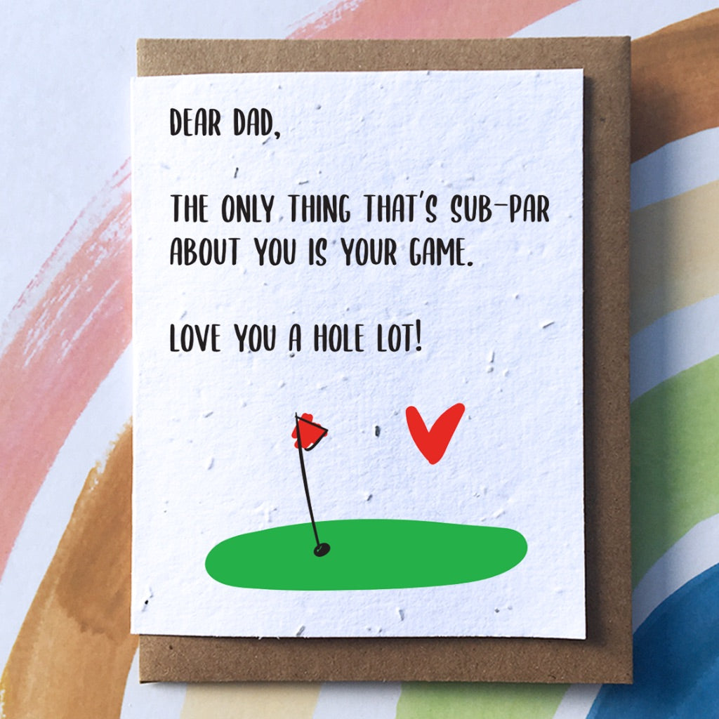 sew sweet ♡ greeting card ♡ sub-par dad