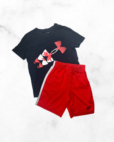 underarmour/nike ♡ 7y ♡ canada tee & short set