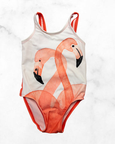 old navy ♡ 18-24 mo ♡ flamingo one piece swim suit