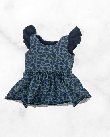 handmade ♡ 6-12 mo ♡ blueberry dress