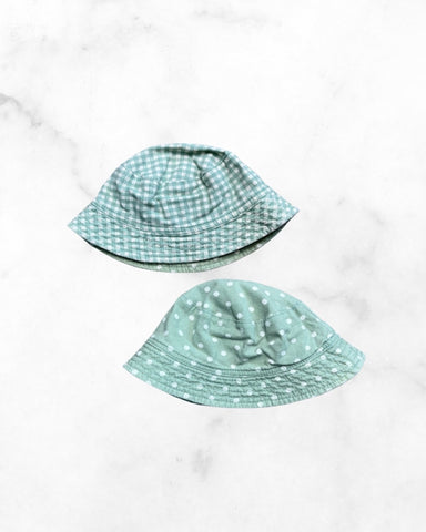 unknown ♡ 12-24 mo ♡ reversible bucket hat