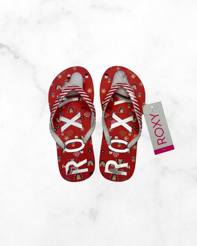 Roxy ♡ 2 ♡ rainbow flip flops