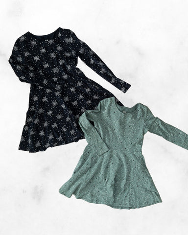 h&m ♡ 4t ♡ long sleeve skater dress bundle