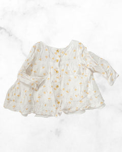 catherine malandrino ♡ 6-9 mo ♡ long sleeve button up floral shirt