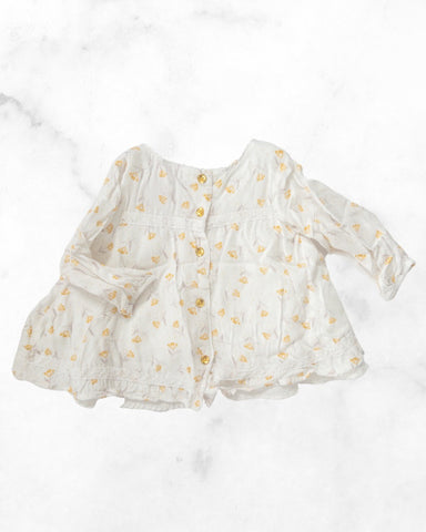 catherine malandrino ♡ 6-9 mo ♡ long sleeve button up floral shirt