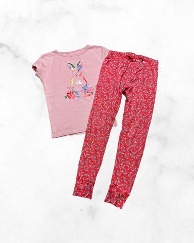 gap ♡ 10 ♡ floral bunny pj set