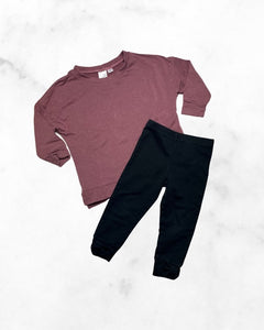 everlee baby/habitual ♡ 2t ♡ longline long sleeve crew & cuffed leggings set