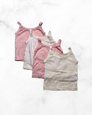 gap ♡ 12-18 mo ♡ 4-pack of basics tanks bundle