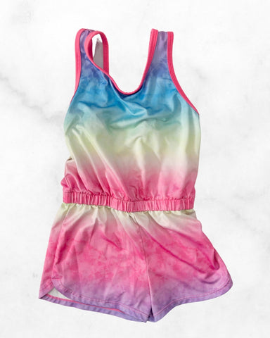 joe fresh ♡ 5t ♡ rainbow active romper