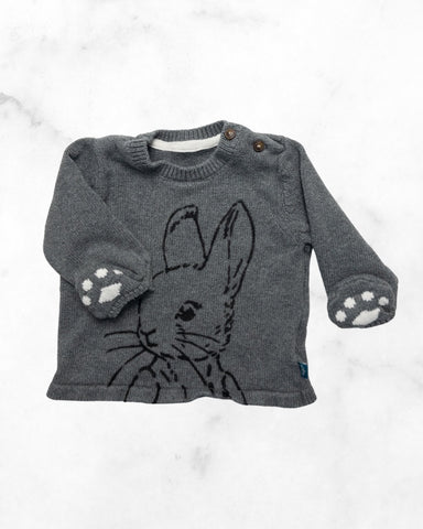 marks & spencer ♡ 3-6 mo ♡ bunny knit sweater