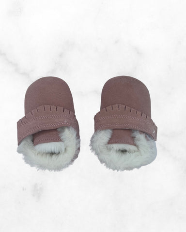 jack & lily ♡ 6-12 mo ♡ fur lined shoes