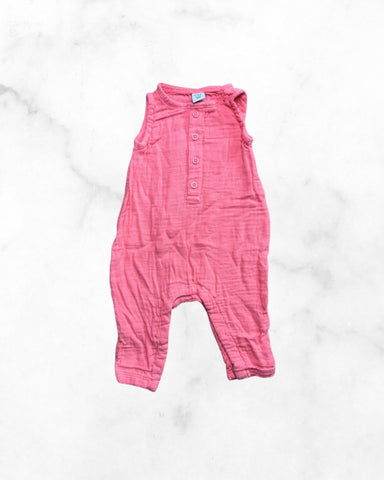 old navy ♡ 3-6 mo ♡ pink tank romper