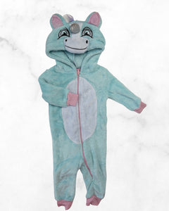 george ♡ 12-18 mo ♡ soft unicorn zip suit