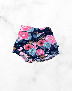 little & lively ♡ 6-12 mo ♡ floral bubble shorts