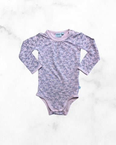 wheat ♡ 12 mo ♡ kitty long sleeve bodysuit