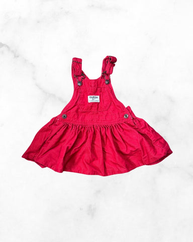 oshkosh ♡ 18 mo ♡ red corduroy jumper