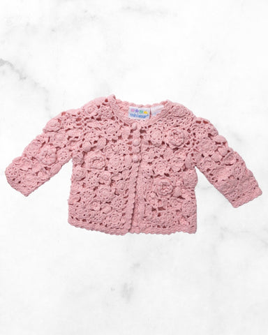 miniwear ♡ 6-9 mo ♡ crochet cardigan