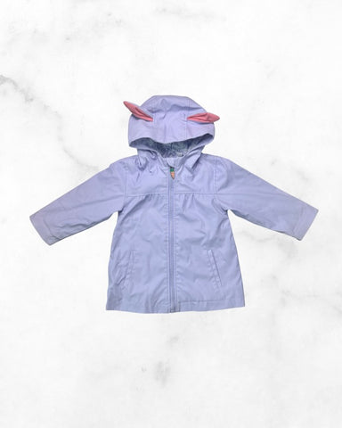 cat&jack ♡ 18 mo ♡ bunny cotton lined rain coat