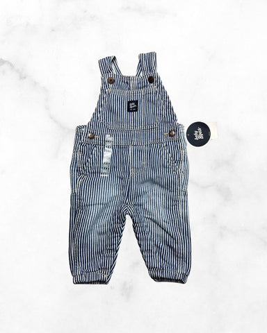 baby b'gosh ♡ 6mo ♡ striped overalls