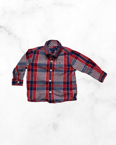 tommy hilfiger ♡ 6-9 mo ♡ long sleeve button up shirt