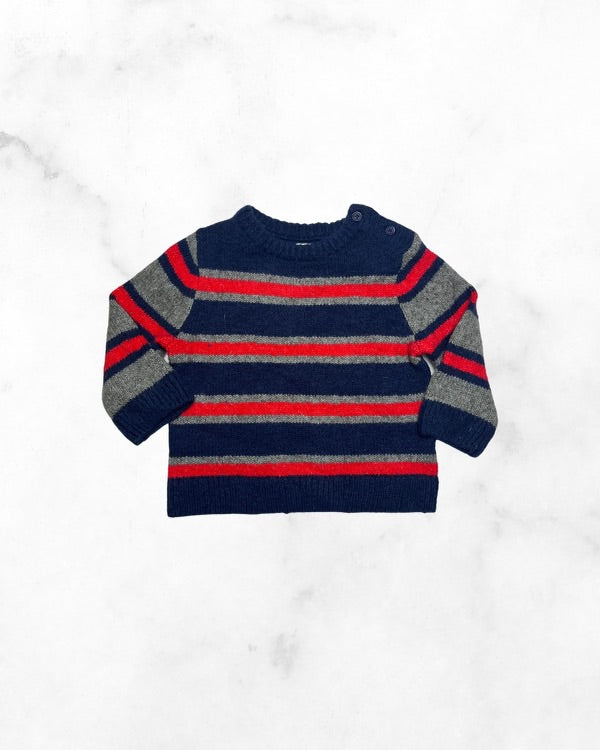 babygap ♡ 6-12 mo ♡ striped soft knit sweater