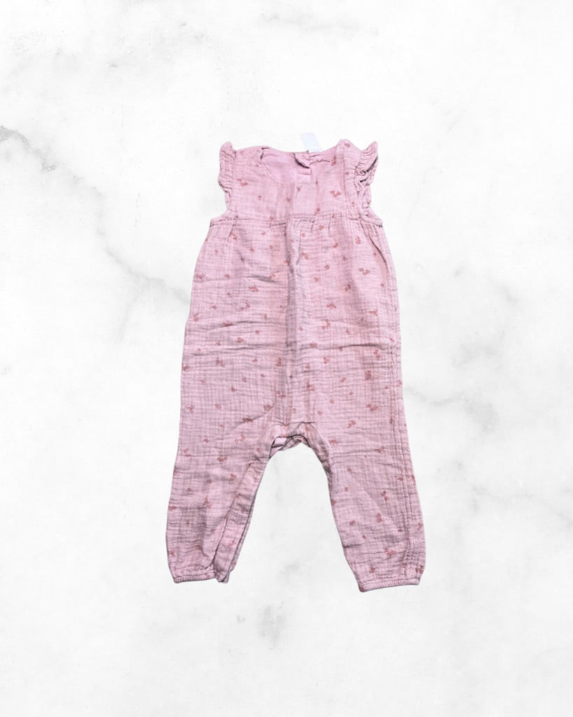 h&m ♡ 9-12 mo ♡ floral linen romper