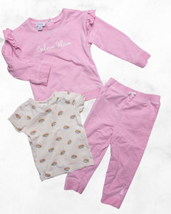 h&m/ calvin klein ♡ 18-24mo ♡ matching sweat set and rainbow tee bundle