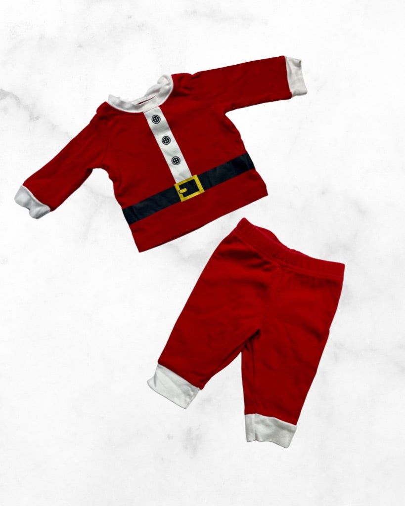 carters ♡ 3m ♡ santa pj set