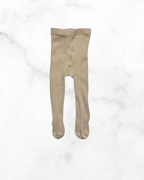 the blueberry hill ♡ 12-24 mo ♡ cream ribbed tights