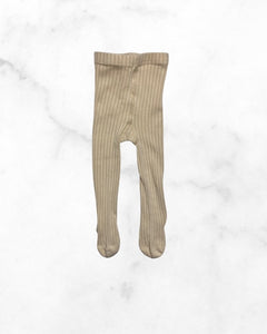 the blueberry hill ♡ 12-24 mo ♡ cream ribbed tights