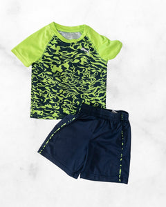 puma ♡ 2t ♡ shorts and tee dry fit set