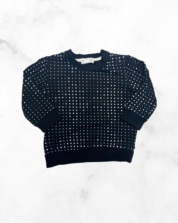 miles the label ♡ 12 mo ♡ polka dot crewneck sweatshirt