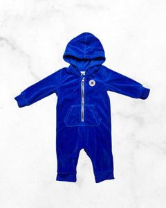 converse ♡ 9-12 mo ♡ velour hooded romper