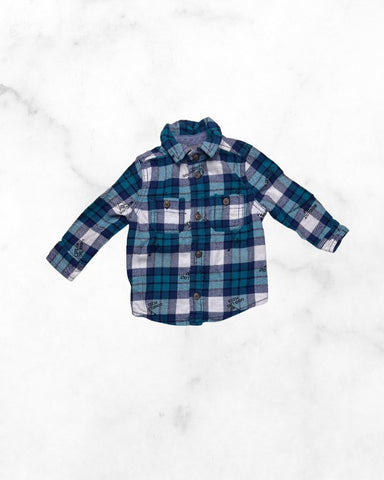 oshkosh ♡ 6-9 mo ♡ chill out flannel