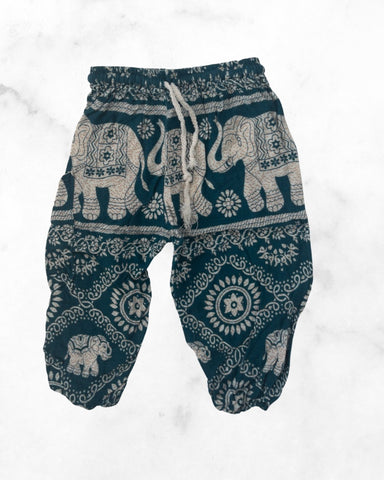unknown ♡ 6-12 mo ♡ lightweight boho elephant pants
