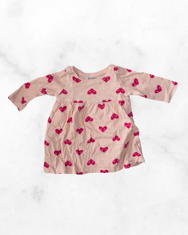 old navy ♡ 0-3 ♡ heart dress