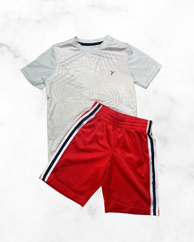 old navy dri-fi/okie pokie ♡ 6y ♡ dri-fit tee & short bundle