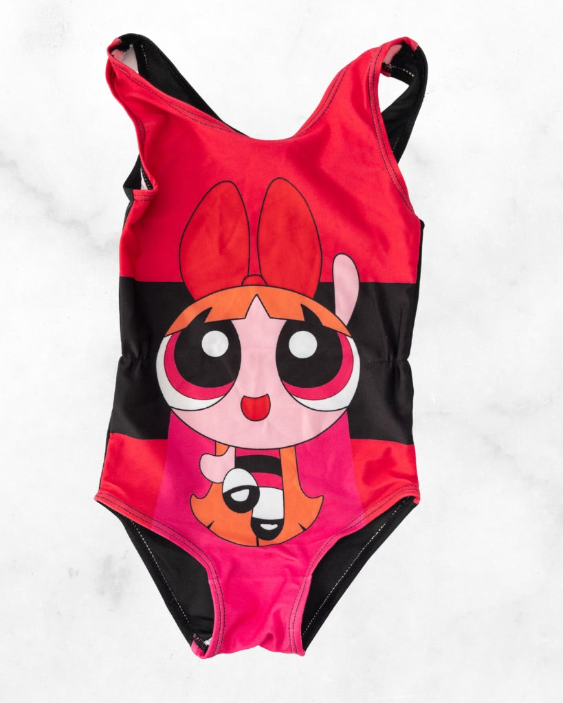 unknown ♡ 3t ♡ power puff girl one piece swim suit