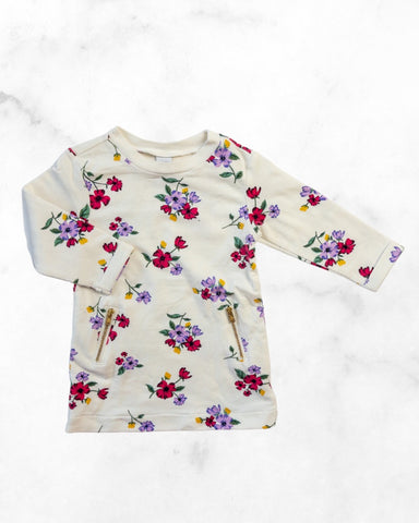 old navy ♡ 12-18 mo ♡ stretchy floral long sleeve dress