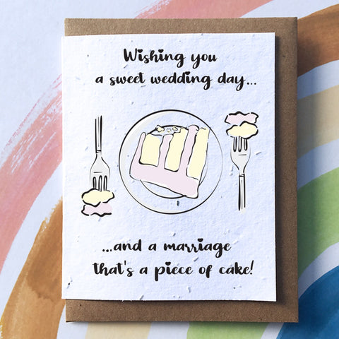 sew sweet ♡ greeting card ♡ piece of cake marriage