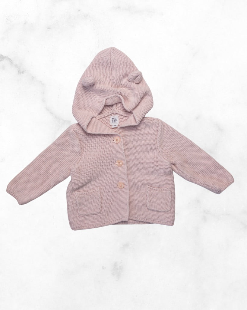 gap ♡ 6-12 mo ♡ bear knit hoodie